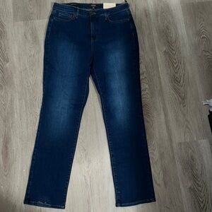 NYDJ Slim Cooper Jeans - Size 12, Dark Wash NWT